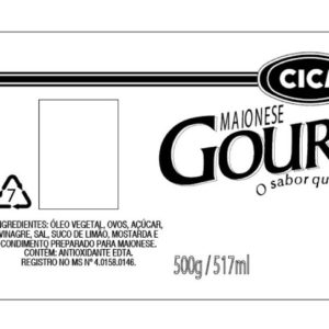 Cica Maionese Gourmet - Rótulo Papel